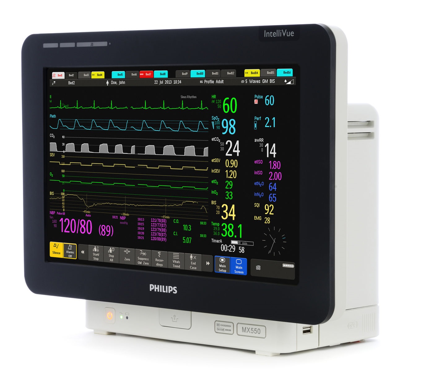Intellivue MX550 Patient Monitor